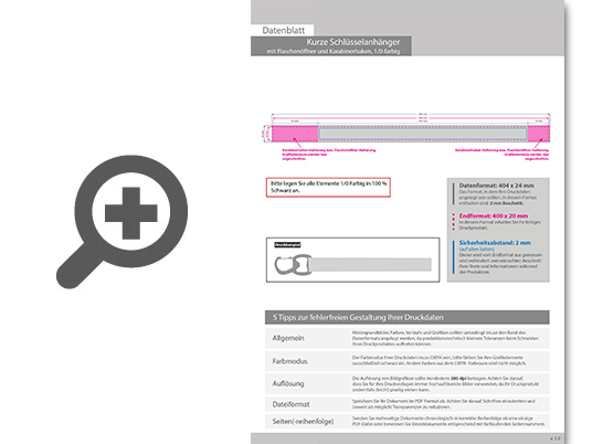 Product Bild kurze_neon_schl__sselanh__nger_mit_flaschen__ffner_und_karabinerhaken__20_mm_schl__sselbandbreite__1_0_farbig_einseitig_bedruckt_(vorne_schwarz)
